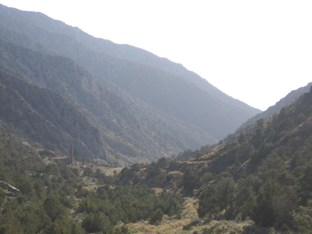 This long-distance photo of Panamint City was taken from near the weather station on the far outskirts of town: